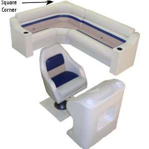  Deluxe Aft L Rear Boat Seat Group