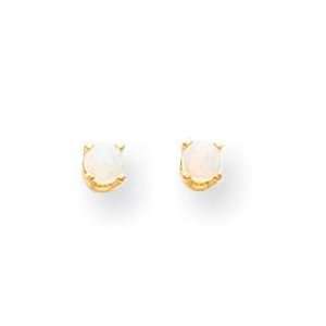  Opal Earrings in 14k Yellow Gold Jewelry