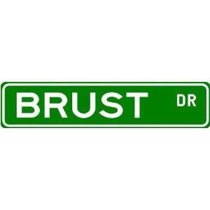  BRUST Street Name Sign ~ Family Lastname Sign ~ Gameroom 