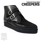 Mens UNDERGROUND Croc Twin Buckle Pointed Creeper Boots Sizes UK 8 