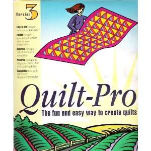  Quilt Pro Version 3 for Windows (Windows 95/98/NT) Arts 