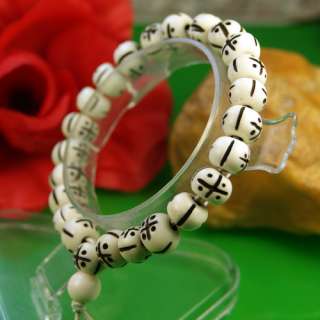 New Yak Bone Carved Loose Beads Tibetan Bracelet Bangle  