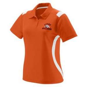 Augusta Ladies Custom All  Conference Sport Shirt ORANGE/WHITE AXL 