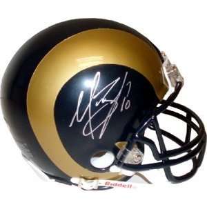  Marc Bulger Autographed Mini Helmet