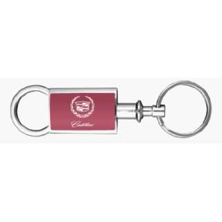  Cadillac Chrome/Pink Keychain Made In USA Automotive