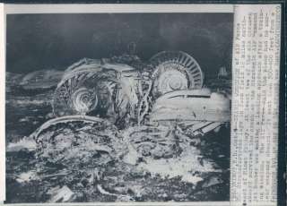 1968 Wreckage Crash Site Air Force B52 Bomber Airplane Minot ND Wire 