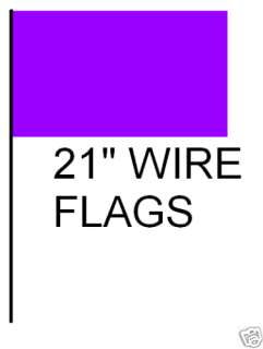 21 Wire Marking Flag 2x3 PURPLE 1000 pcs NEW in BOX  