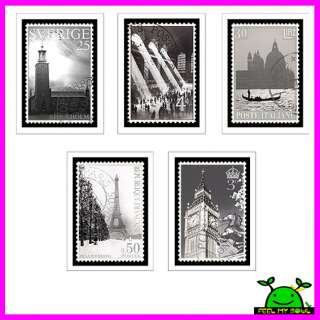 Ikea Photo Frame 5x7 Pictures Art Card Stamp Collection 5PC New 