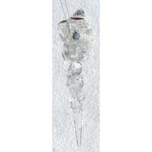    Set of 12 7 Bumble Acrylic Icicle Ornament