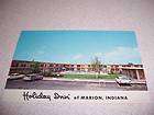 1960s HOLIDAY INN MARION INDIANA IN. VINTAGE POSTCARD