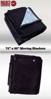 Moving Blankets Set of (12) 72 X 80 Furniture Pads Warehouse Moving 