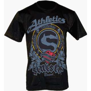  Sinister Brand Athletics Fitted Black Tee Shirt (SizeM 
