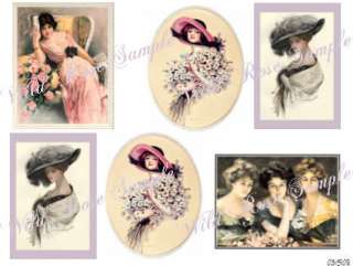 MoRe HaRrisoN FiSheR VicToRiaN PoRTraiTs ShAbBy DeCaLs  