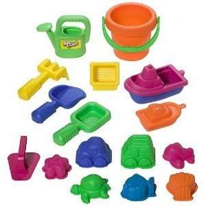   Small World Toys Swe 15 Pieces Sand Toy Set Asst Toys & Games