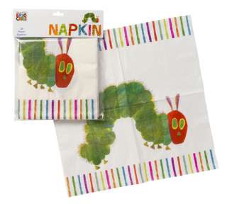 Hungry Caterpillar Napkins Party SuppliesFancy Dress  