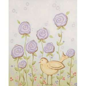  Blissful Chickadee Hand Painted Canvas Baby