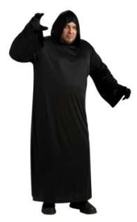  Black Hooded Robe Clothing