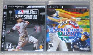   Lot   MLB 09 The Show & Little League Baseball World Series 2010 (New