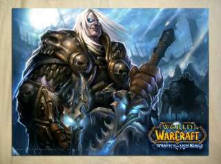 W119 World of Warcraft Wrath of Lich King ARTHAS POSTER  