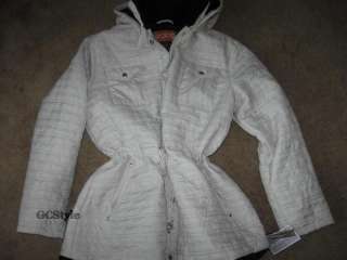 SPORTO WINTER QUILTED JACKET FAUX FUR REMOVABLE HOOD XL  