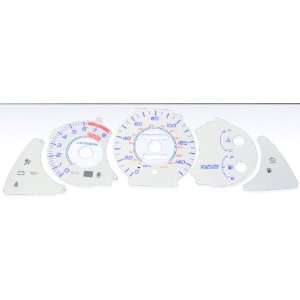    99 Toyota Celica Gt St White and Blue Reverse Glow Gauge Automotive