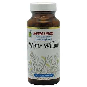 Natures Herbs, Wild Countryside, White Willow, 375 mg, Capsules, 100 