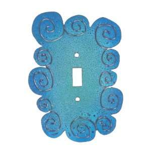  Spirals Switch Plate   Double Toggle   6.5 x 6.75