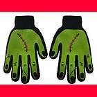   Horror Monster Zombie Horror Frankenstein Black Green Mens Work Gloves
