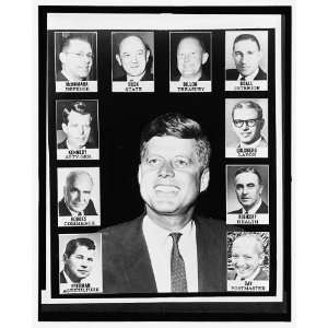  President John Fitzgerald Kennedy,JFK,1917 1963,cabinet 