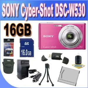 Sony Cyber Shot DSC W530 14.1 MP Digital Still Camera with Carl Zeiss 