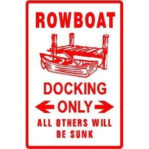  ROWBOAT PARKING paddle boat sport new sign