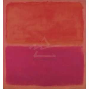  Mark Rothko 24W by 25.5H  No. 3, 1967 CANVAS Edge #4 1 1/4 