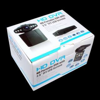 LCD 270° Car Vehicle DVR HD Camera Recorder Camcorder 6 IR LED 