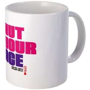  Shut Your Face stacked   Cupsreviewcomplete Mug by 