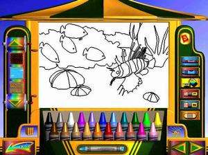 Crayola Magic 3D Coloring Book Amazing Animals PC CD  