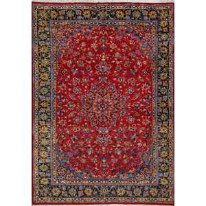  Handmade Esfahan Persian Rug 6 11 x 10 0 Authentic 