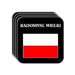  Poland   RADOMYSL WIELKI Set of 4 Mini Mousepad Coasters 