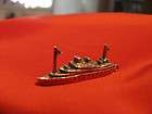 Vintage 3D sterling 835 silver Willem Ruys SHIP charm ~