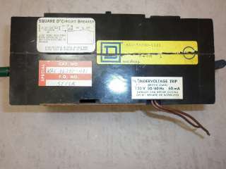 This sale is for a Square D molded circuit breaker KAL36200 with 