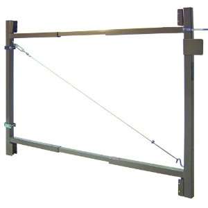 Adjust A Gate AG 60 36 2 Rail Contractor Quality Gate Kit, 60 Inch to 
