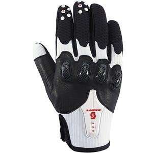  Scott Assault Gloves   Small/White/Black Automotive
