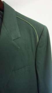 Brioni Vintage 38L Green Suit  