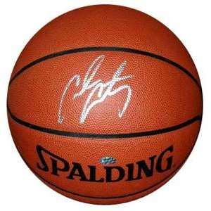  Carmelo Anthony Autographed Indoor Outdoor Spalding 