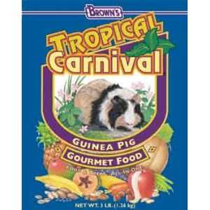  Top Quality Tropical Carn Gourm Guinea Pig Food 3lb 6pc 