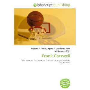  Frank Carswell (9786133735194) Books