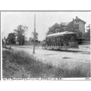   car, Bridgeport,Stratford Horse Railroad,CT,1892