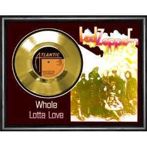   Zeppelin Whole Lotta Love Framed Gold Record A3 Musical Instruments