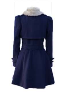 New fashion Womens Korea Slim Style woolen cloth skirt coat options U 