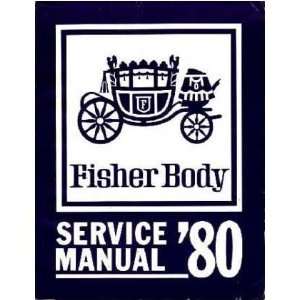  1980 OLDSMOBILE PONTIAC Body Service Shop Manual Book Automotive