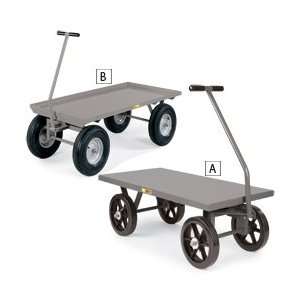 LITTLE GIANT Cushion Load Platform Trucks with Pneumatic Tires  